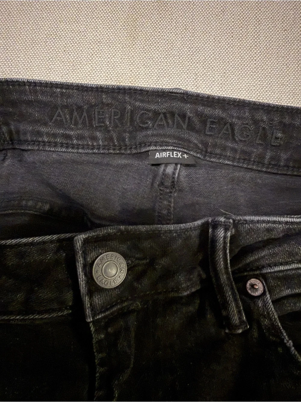 American Eagle Outfitters Black AirFlex+ Jeans